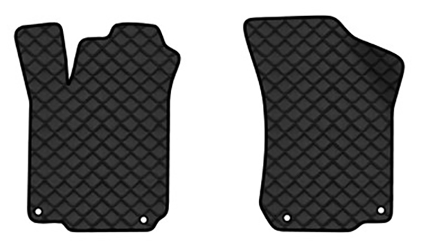 Коврики из экокожи в салон авто передние EVAtech для Octavia A4 Tour Skoda 1996-2010 1 поколение Combi EU (SK11548A2TL4BBB) - Фото 1