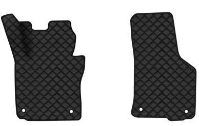 Коврики из экокожи в салон авто передние EVAtech для Octavia A5 (MT, 4 clips) Skoda 2004-2013 2 поколение Combi EU (SK12153AE2AV4BBB) - Фото 1