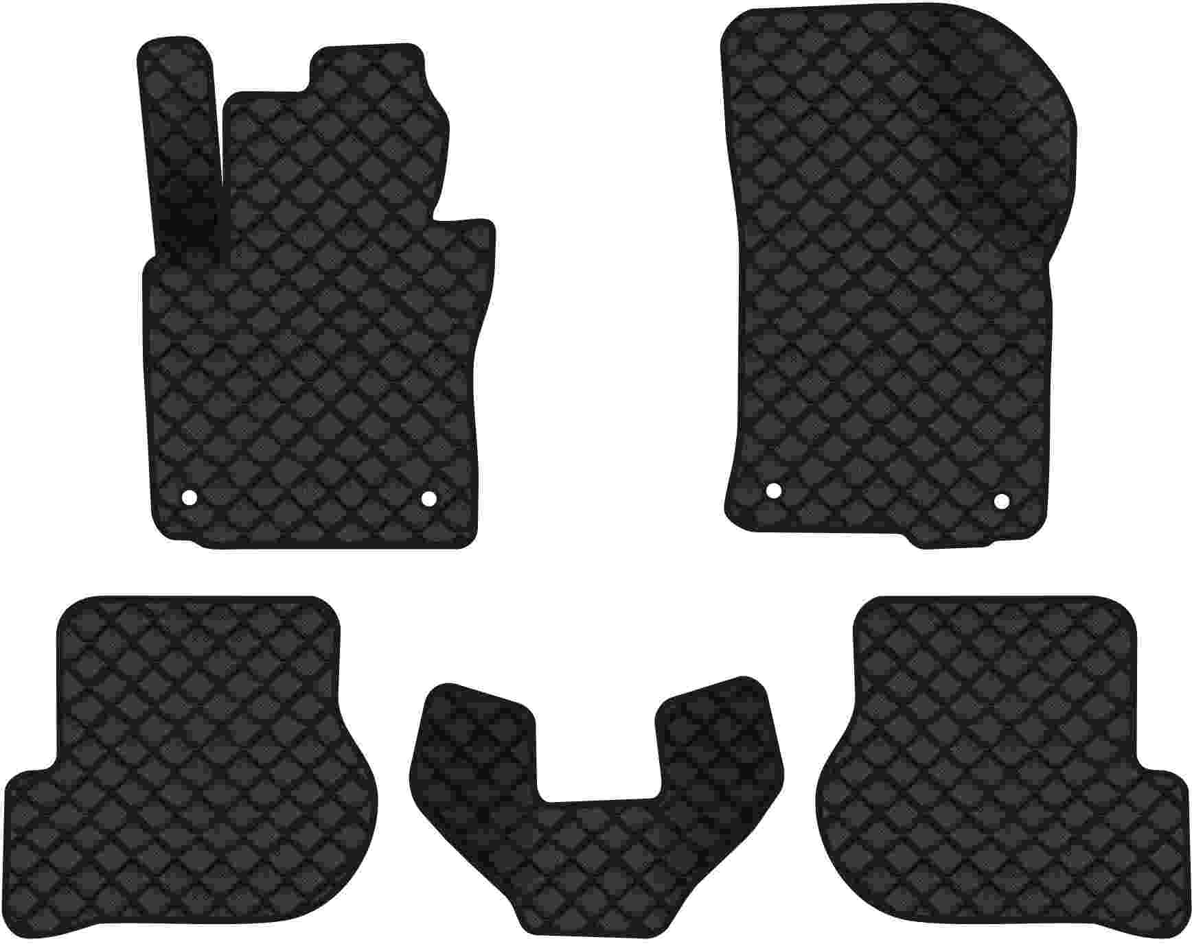 Коврики из экокожи в салон авто EVAtech ECO для Octavia A5 (MT, 4 clips) Skoda 2004-2013 2 поколение Combi EU SK12153C5AV4BBB - Фото 1