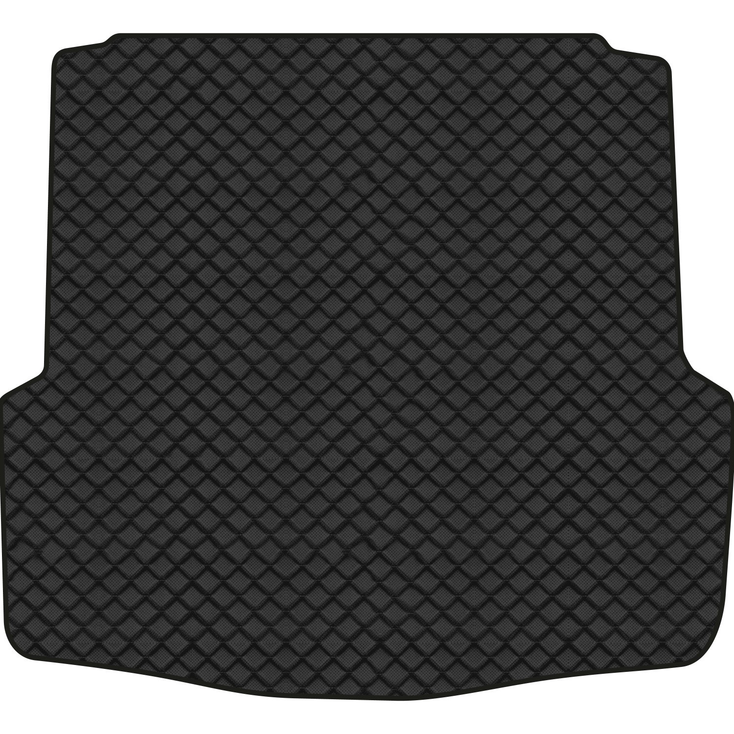Коврики из экокожи в багажник авто EVAtech ECO для Octavia A5 (AT, 4 clips) Skoda 2004-2013 2 поколение Combi EU (SK12155BA1BBB) - Фото 1