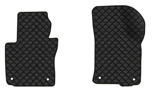 Коврики из экокожи в салон авто передние EVAtech для Octavia A5 (AT, 4 clips) Skoda 2004-2013 2 поколение Liftback EU (SK12157AB2AV4BBB) - Фото 1