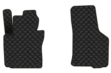 Коврики из экокожи в салон авто передние EVAtech для Octavia A5 (MT, 8 clips) Skoda 2004-2013 2 поколение Liftback EU (SK12159AV2TL4BBB) - Фото 1