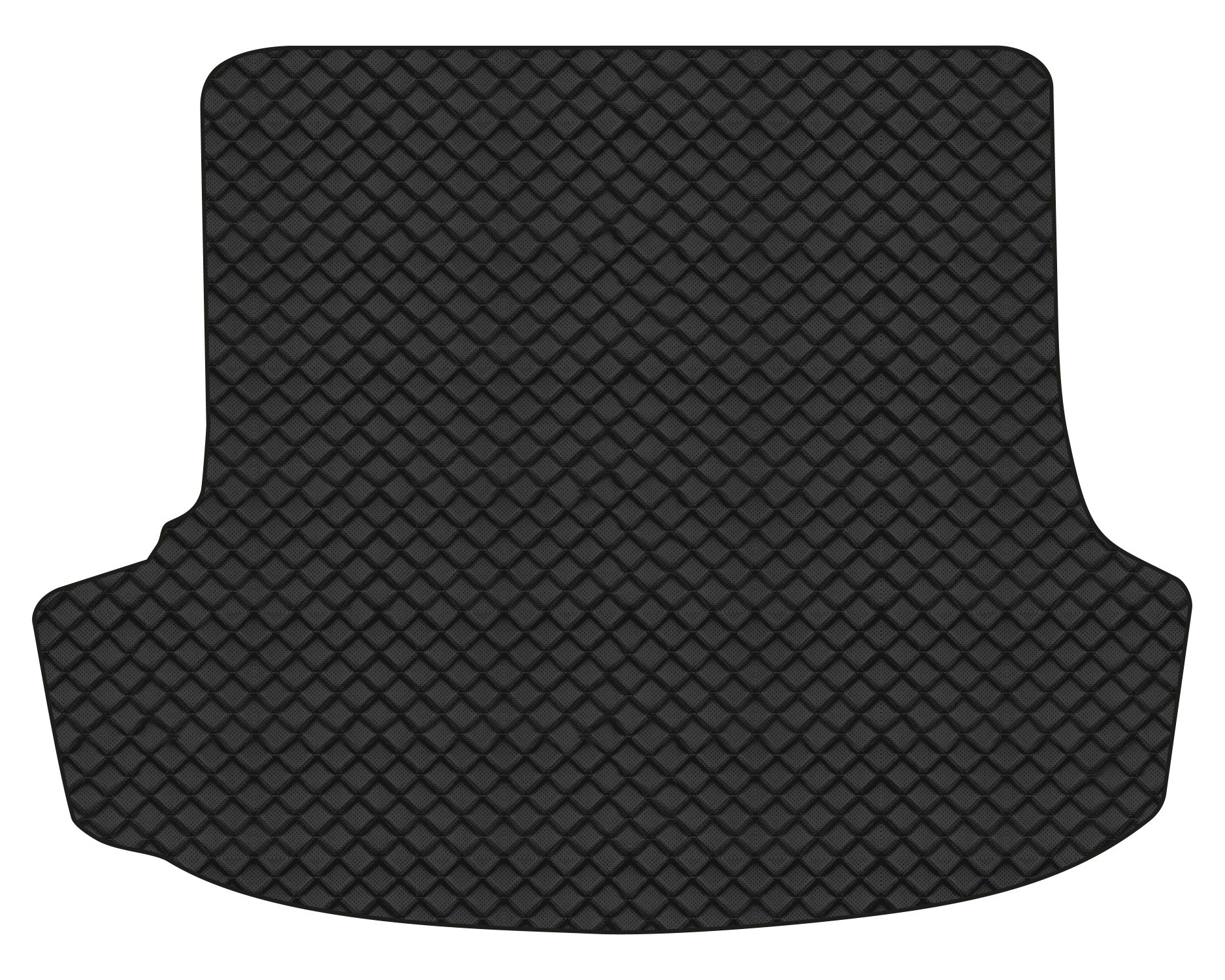 Коврики из экокожи в багажник авто EVAtech ECO для Octavia A5 (AT, 4 clips) Skoda 2004-2013 2 поколение Liftback EU (SK12165B1BBB) - Фото 1