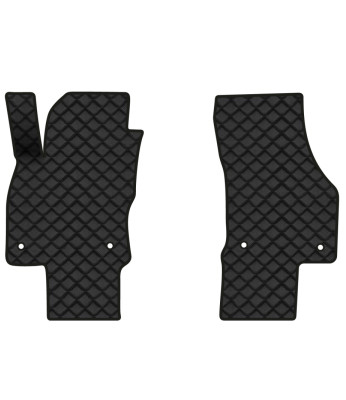 Килимки з екошкіри в салон авто передні EVAtech для Octavia A8 Skoda 2020 4 покоління Liftback EU (SK1641AV2AV4BBB) - Фото 1