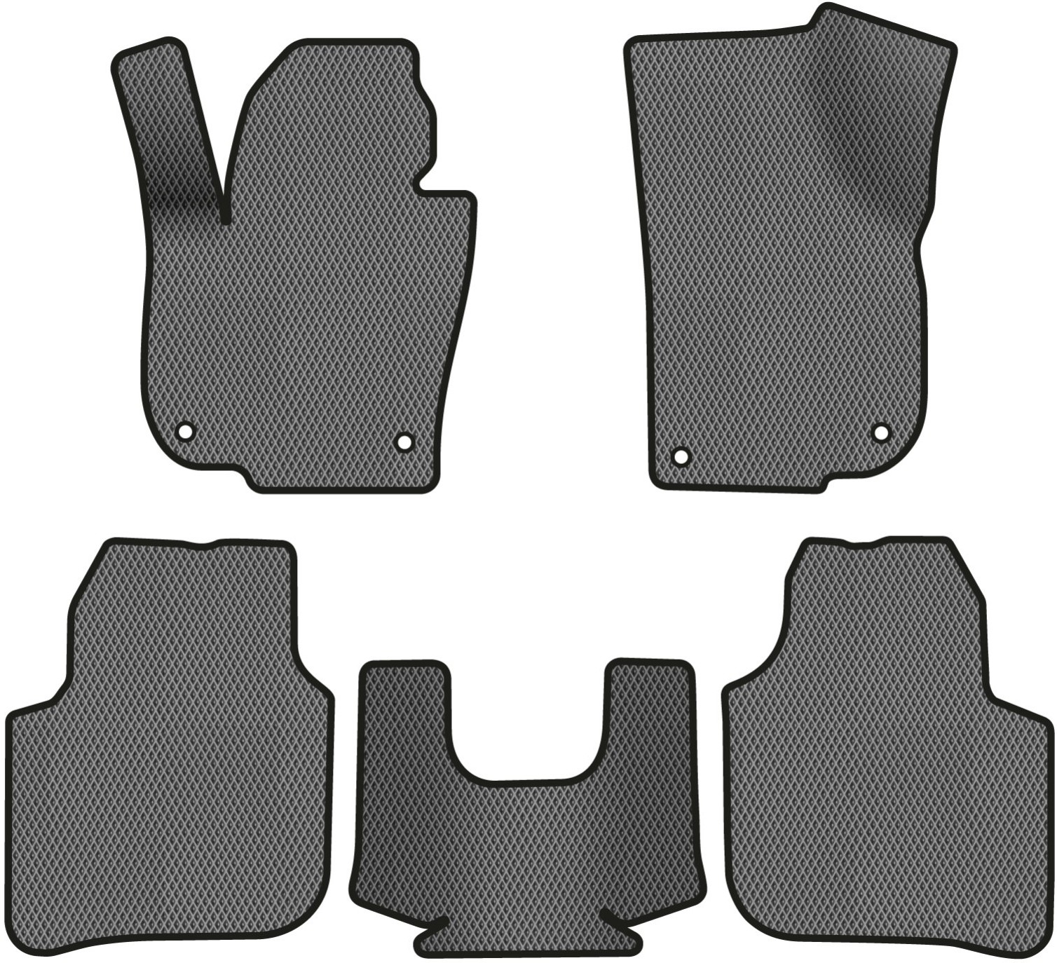 EVA килимки в салон авто EVAtech для Superb (B6) Skoda 2008-2015 2 покоління Combi EU (SK31130C5AV4RGB) - Фото 1