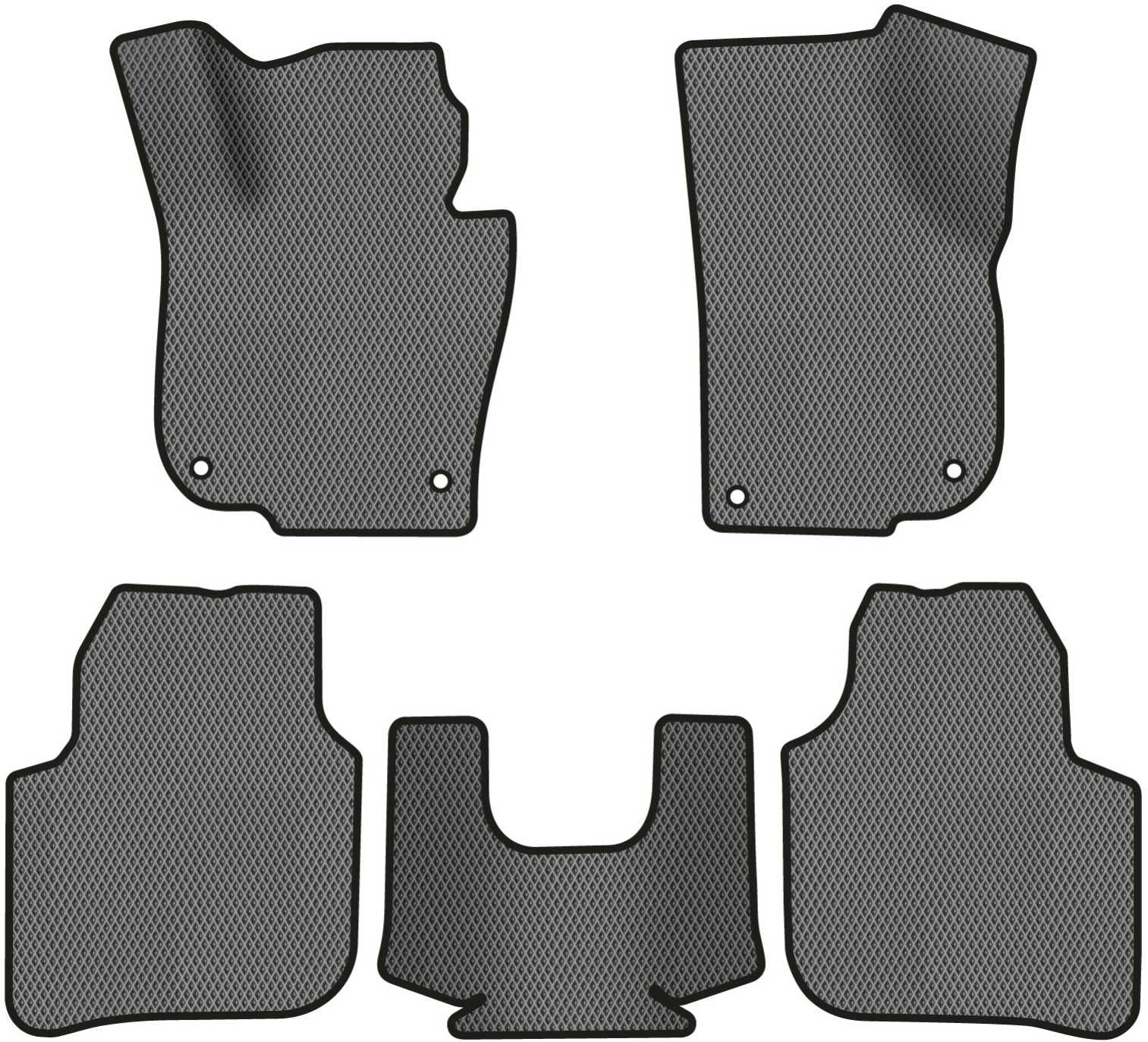 EVA килимки в салон авто EVAtech для Superb (B6) Skoda 2008-2015 2 покоління Combi EU (SK31130CD5AV4RGB) - Фото 1