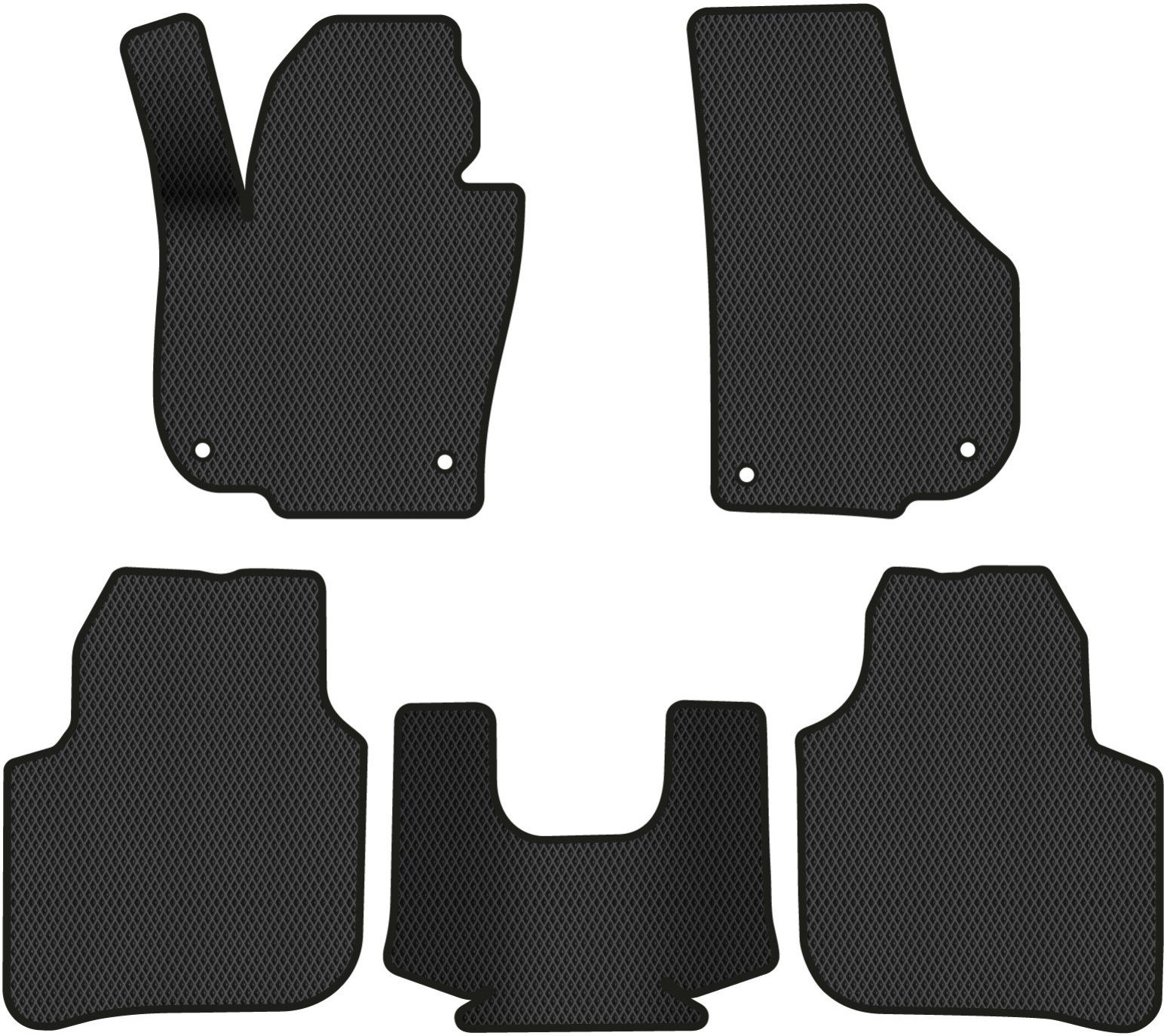 EVA килимки в салон авто EVAtech для Superb (B6) Skoda 2008-2015 2 покоління Combi EU (SK31130CV5AV4RBB) - Фото 1