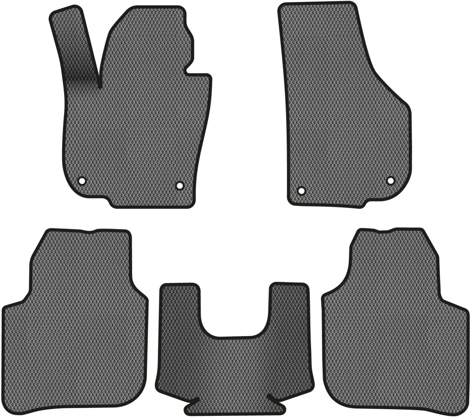 EVA килимки в салон авто EVAtech для Superb (B6) Skoda 2008-2015 2 покоління Combi EU (SK31130CV5AV4RGB) - Фото 1