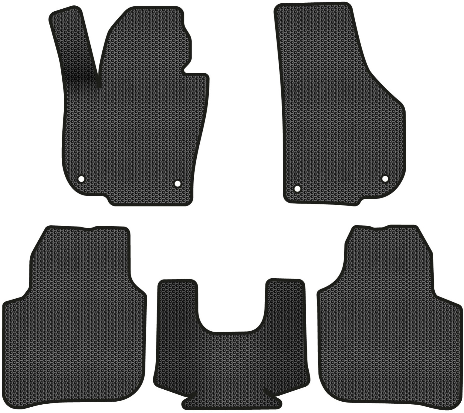 EVA килимки в салон авто EVAtech для Superb (B6) Skoda 2008-2015 2 покоління Combi EU (SK31130CV5AV4SBB) - Фото 1