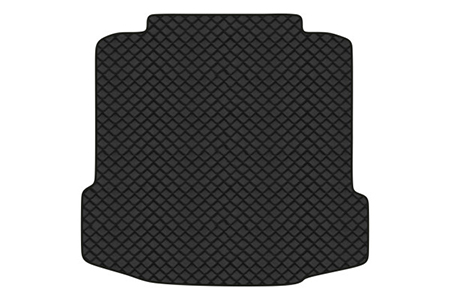 Килимок з екошкіри в багажник авто EVAtech для Rapid Skoda 2012 1 покоління Liftback EU (SK3219B1BBB) - Фото 1