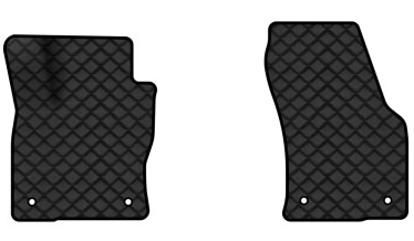 Килимки з екошкіри в салон авто передні EVAtech для Kodiaq (5 seats) Skoda 2016-2021 1 покоління SUV EU (SK32942AQ2AV4BBLB) - Фото 1