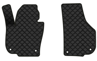 Килимки з екошкіри в салон авто передні EVAtech для Superb (B6) Skoda 2008-2015 2 покоління Combi EU (SK34431AV2TL4BBB) - Фото 1