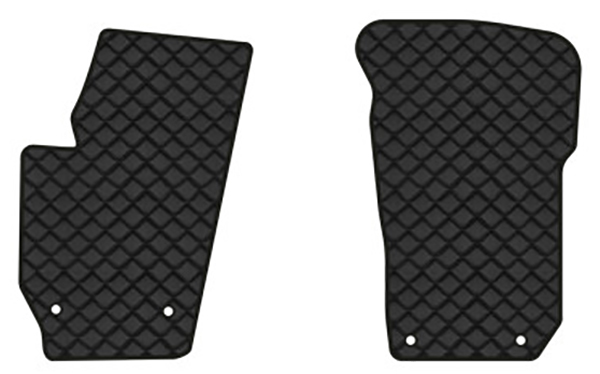 Килимки з екошкіри в салон авто передні EVAtech для Fabia (5J) Skoda 2007-2014 2 покоління Htb EU (SK3500AB2AV4BBB) - Фото 1