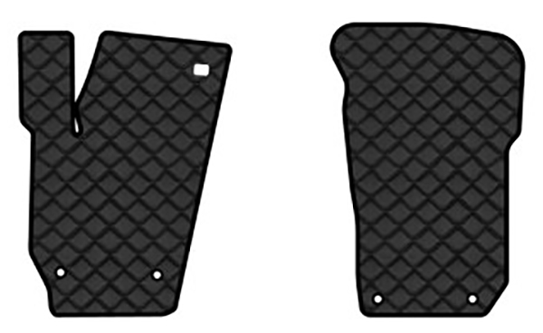 Килимки з екошкіри в салон авто передні EVAtech для Fabia (5J) Skoda 2007-2014 2 покоління Htb EU (SK3500AF2AV4BBB) - Фото 1