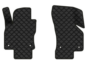 Килимки з екошкіри в салон авто передні EVAtech для Octavia A7 AT Skoda 2013-2020 3 покоління Combi EU (SK3637A2AV4BBB) - Фото 1