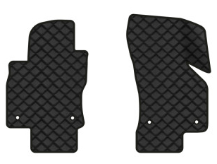 Килимки з екошкіри в салон авто передні EVAtech для Octavia A7 AT Skoda 2013-2020 3 покоління Combi EU (SK3637AB2AV4BBB) - Фото 1