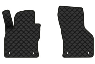 Килимки з екошкіри в салон авто передні EVAtech для Octavia A7 AT Skoda 2013-2020 3 покоління Combi EU (SK3637AR2AV4BBB) - Фото 1