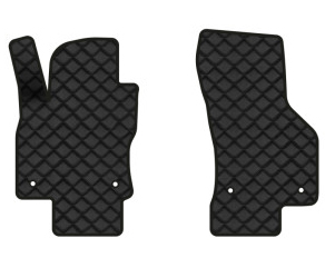 Килимки з екошкіри в салон авто передні EVAtech для Octavia A7 AT Skoda 2013-2020 3 покоління Combi EU (SK3637AV2AV4BBB) - Фото 1