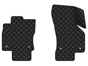 Килимки з екошкіри в салон авто передні EVAtech для Octavia A7 MT Skoda 2013-2020 3 покоління Combi EU (SK3638AB2AV4BBB) - Фото 1