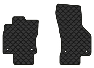 Килимки з екошкіри в салон авто передні EVAtech для Octavia A7 MT Skoda 2013-2020 3 покоління Combi EU (SK3638AG2AV4BBB) - Фото 1