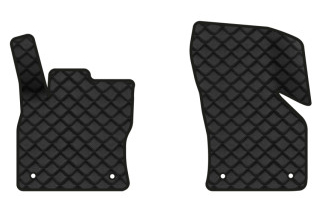 Килимки з екошкіри в салон авто передні EVAtech для Octavia A7 MT Skoda 2013-2020 3 покоління Combi EU (SK3638AM2AV4BBB) - Фото 1