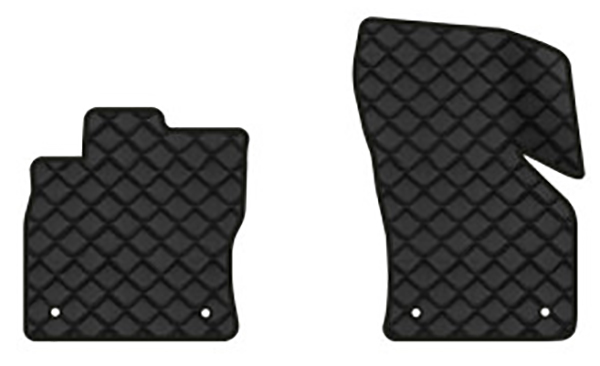 Коврики из экокожи в салон авто передние EVAtech для Octavia A7 MT Skoda 2013-2020 3 поколение Liftback EU (SK3640AO2AV4BBB) - Фото 1