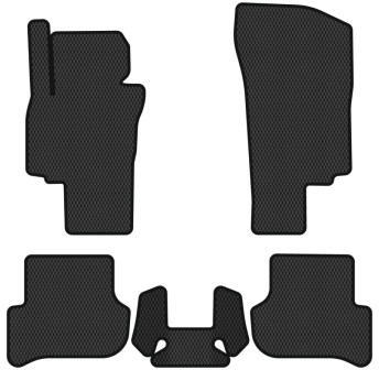 EVA коврики в салон авто EVAtech для Yeti Skoda 2009-2017 1 поколение SUV EU SK3857C5RBB - Фото 1