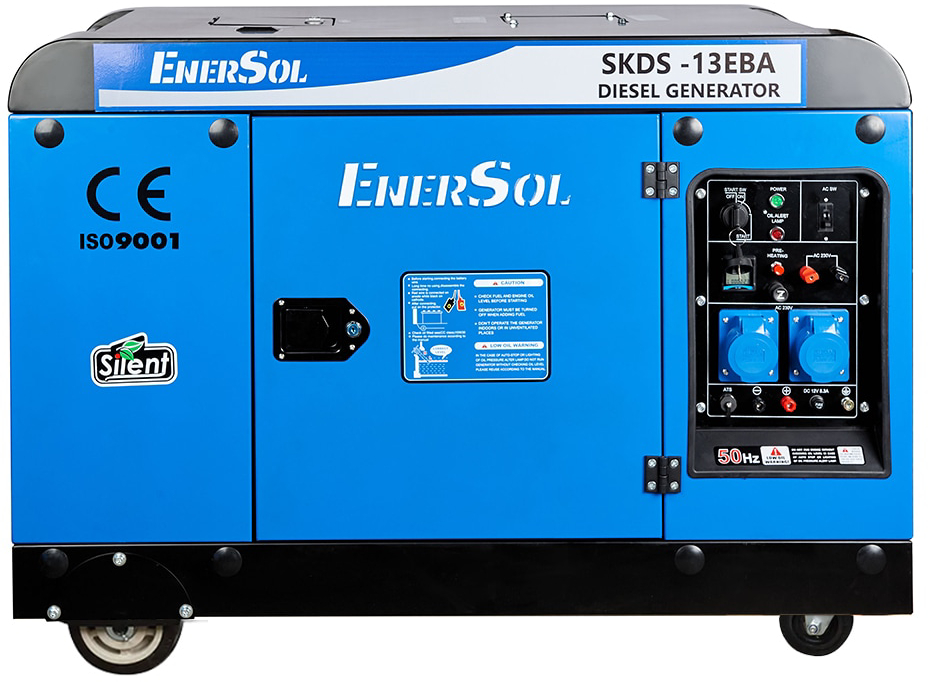 Генератор дизельний EnerSol SKD-13EBA - Фото 1