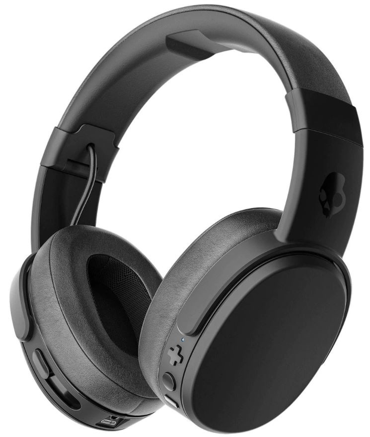 Наушники полноразмерные беспроводные Skullcandy Crusher BT Black/Coral (S6CRW-K591) - Фото 1