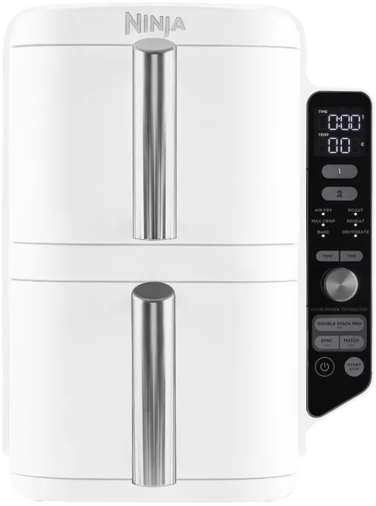 Мультипечь Ninja Double Stack XL 2-Level Air Fryer 9,5 л (SL400EUWH) - Фото 1