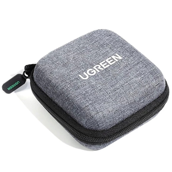Чехол для наушников UGREEN LP128 Earphone Carrying Case Gray (70577) - Фото 1