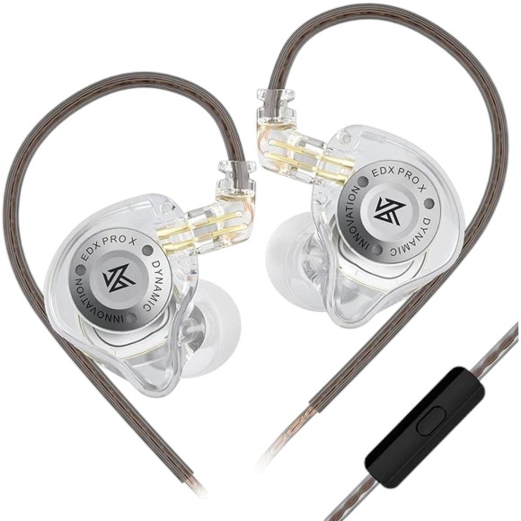 Наушники вкладыши проводные Knowledge Zenith EDX Pro X Clear Mic - Фото 1