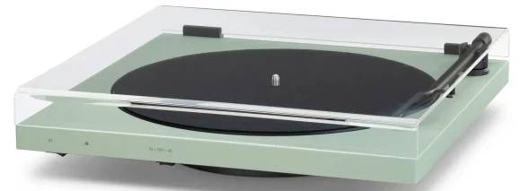 Виниловый проигрыватель Tone Factory Turntable Satin Green (with dust cover) - Фото 1