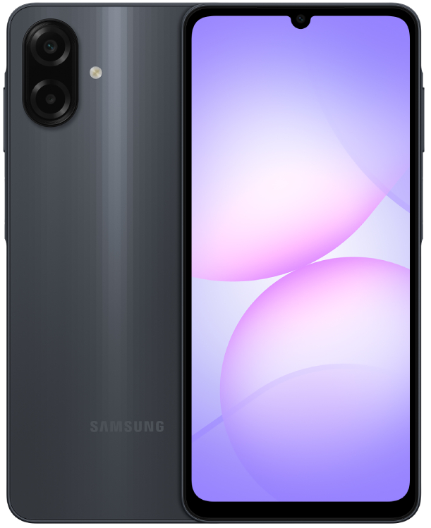 Смартфон Samsung Galaxy A07 4/128Gb Black (SM-A075FZKGSEK) - Фото 1