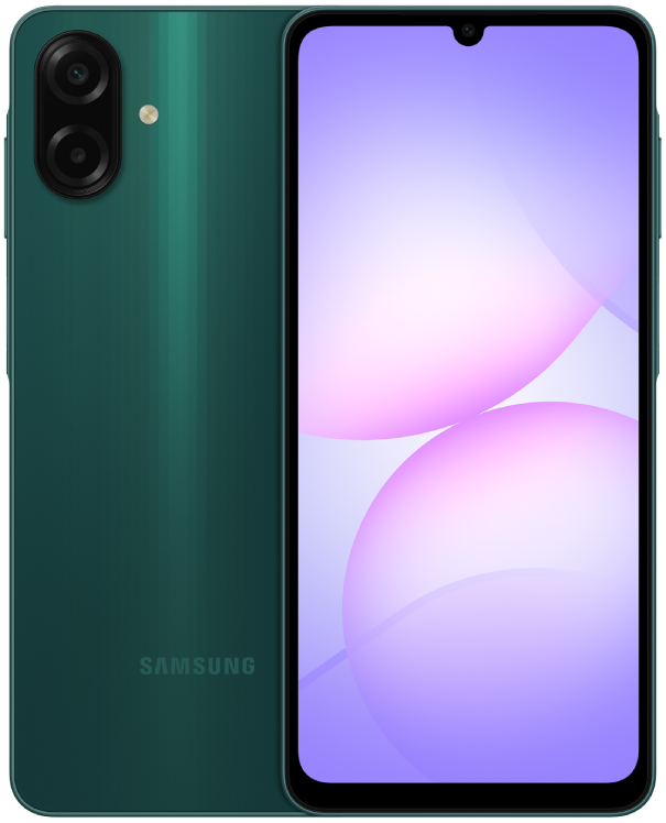 Смартфон Samsung Galaxy A07 4/128Gb Green (SM-A075FZGGSEK) - Фото 1