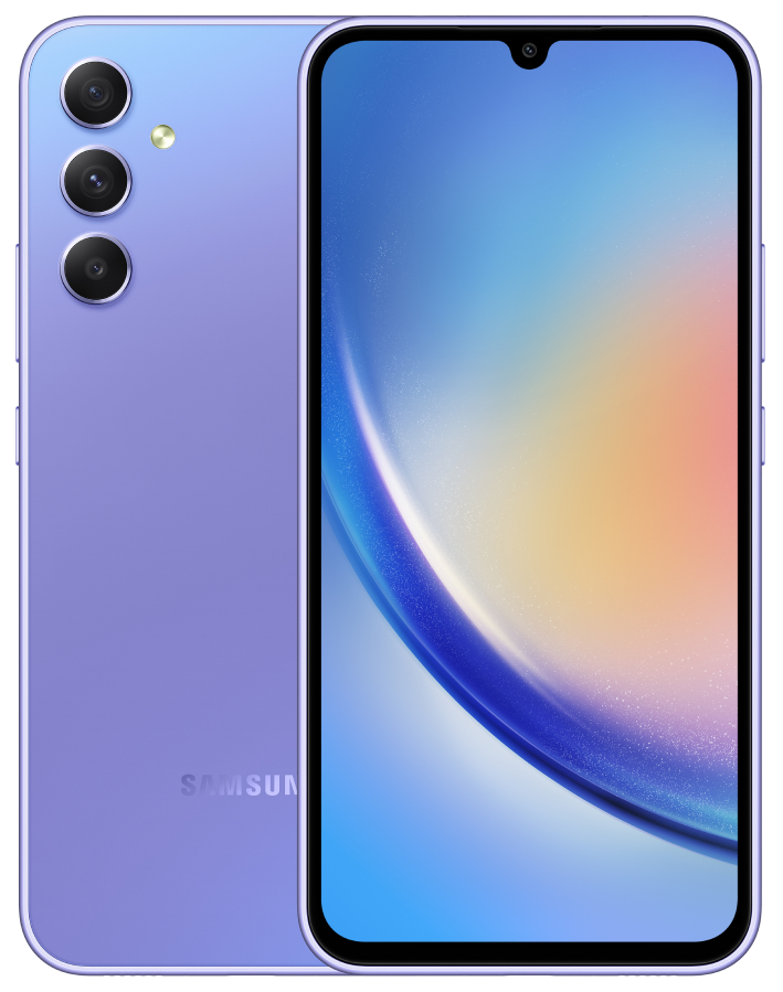 Смартфон Samsung Galaxy A34 5G 8/256Gb Light Violet (SM-A346ELVESEK ...
