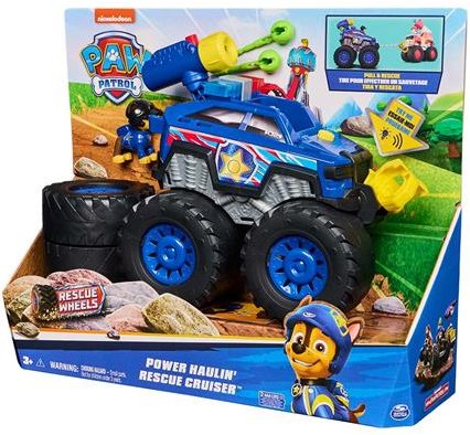 Коллекционные фигурки набор Paw Patrol Мегаколеса Полицейский автомобиль Гонщика Делюкс (SM17732/6070096) - Фото 1