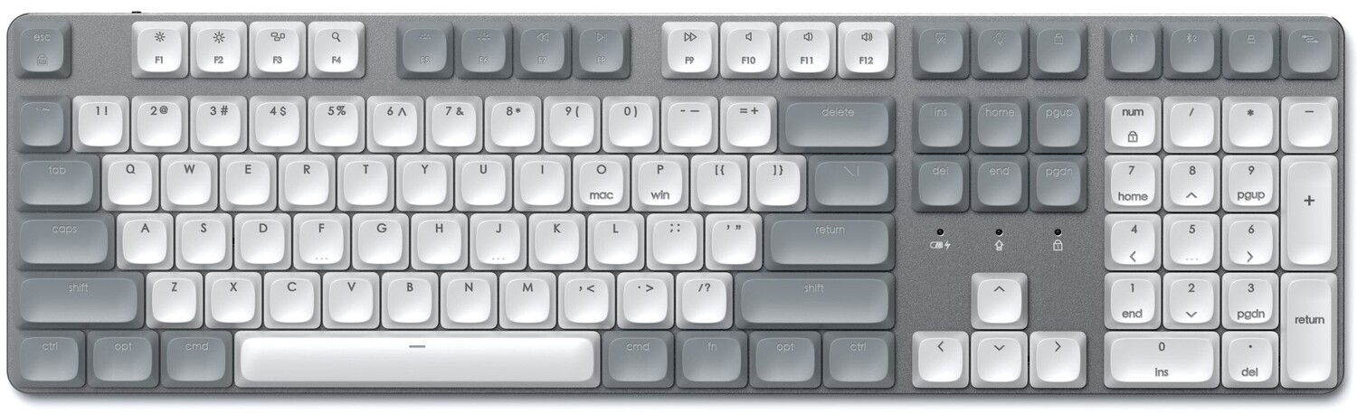 Клавиатура беспроводная Satechi SM3 Slim Mechanical Backlit Bluetooth Keyboard Light (ST-KSM3LT-EN) - Фото 1