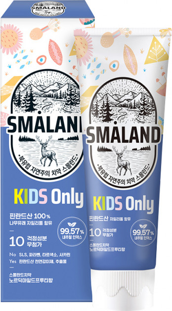 Зубная паста детская Smaland Mild Fruity Kids фруктовая, 80 г ...
