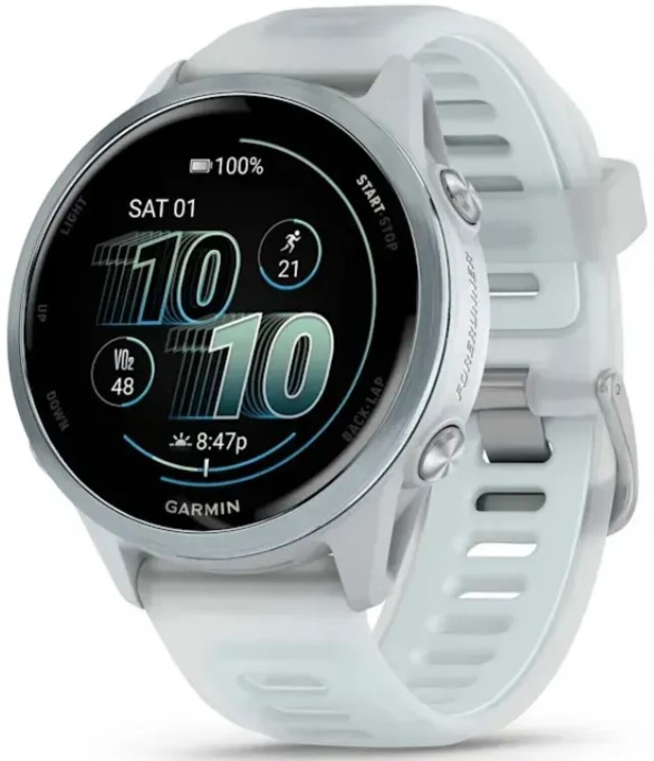 Смарт-часы Garmin Forerunner 570 42 mm Whitestone/Cloud Blue (010-02970-01) - Фото 1
