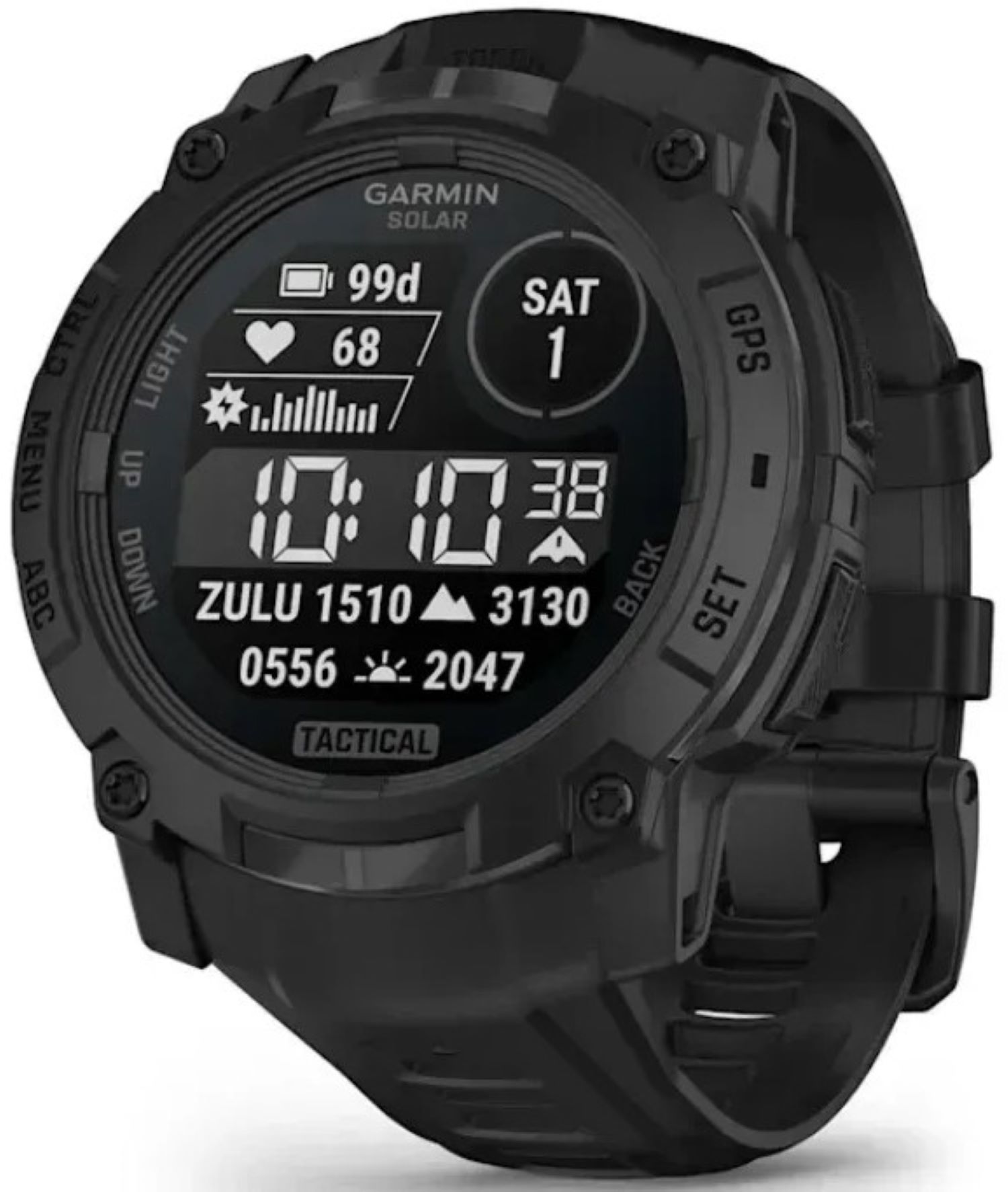 Смарт-часы Garmin Instinct 3 Tactical Solar 50 mm Black (010-02935-50) - Фото 1