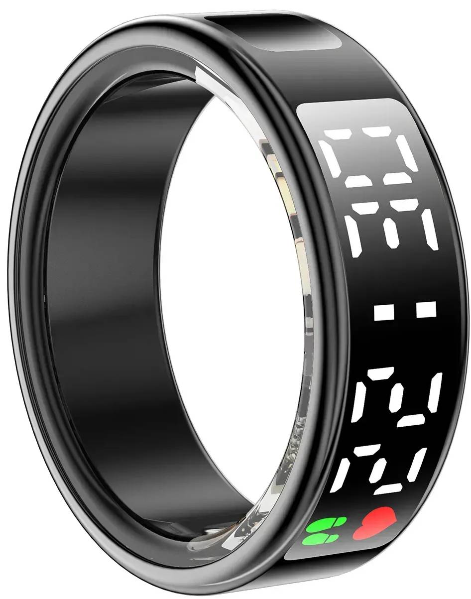 Смарт - кільце INSPIRE Black Розмір 10 (HSR08-10-black) - Фото 1