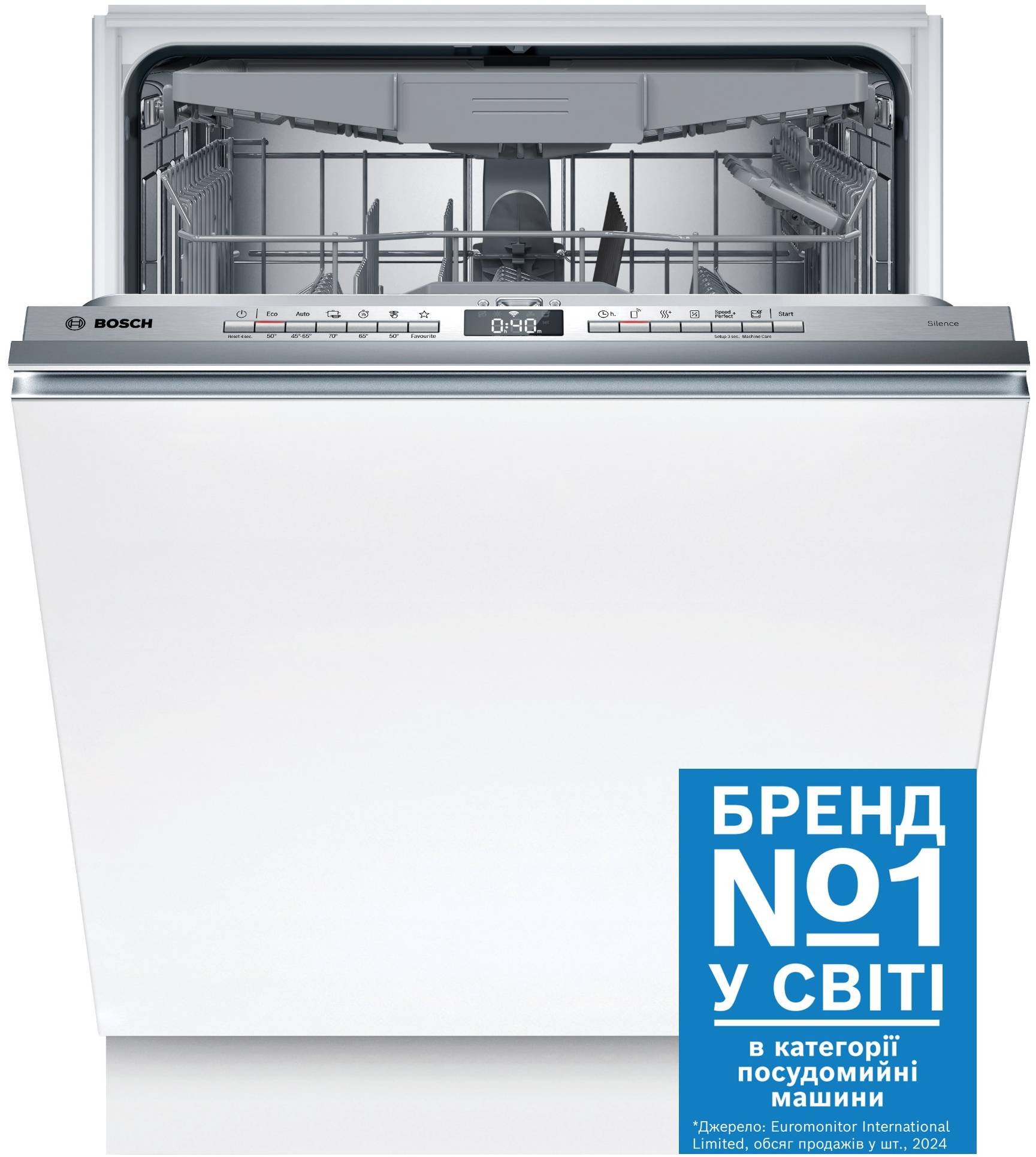 Посудомоечная машина встраиваемая Bosch SMV4HCX40K - Фото 1