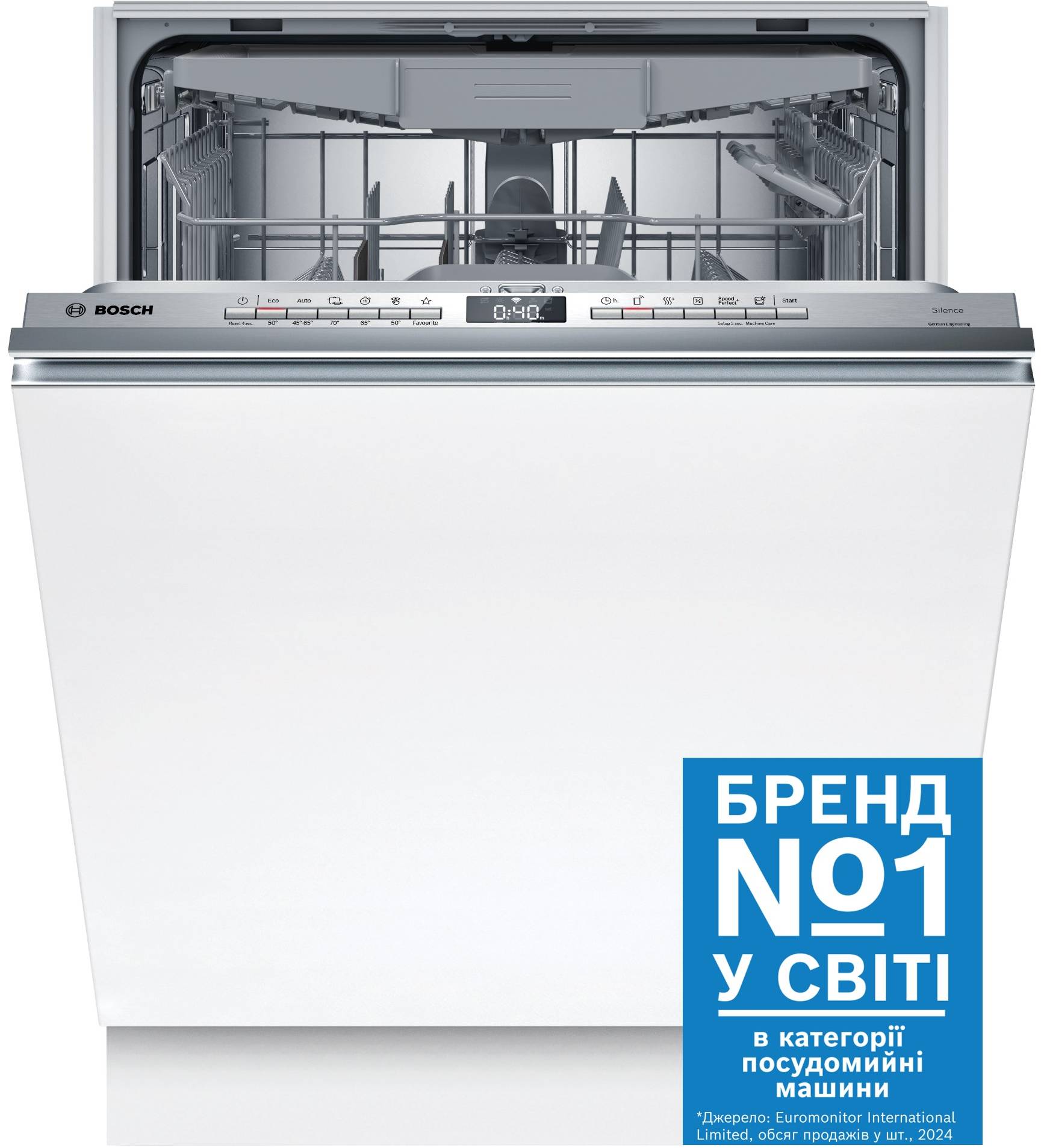 Посудомоечная машина встраиваемая Bosch SMV4HVX00K - Фото 1