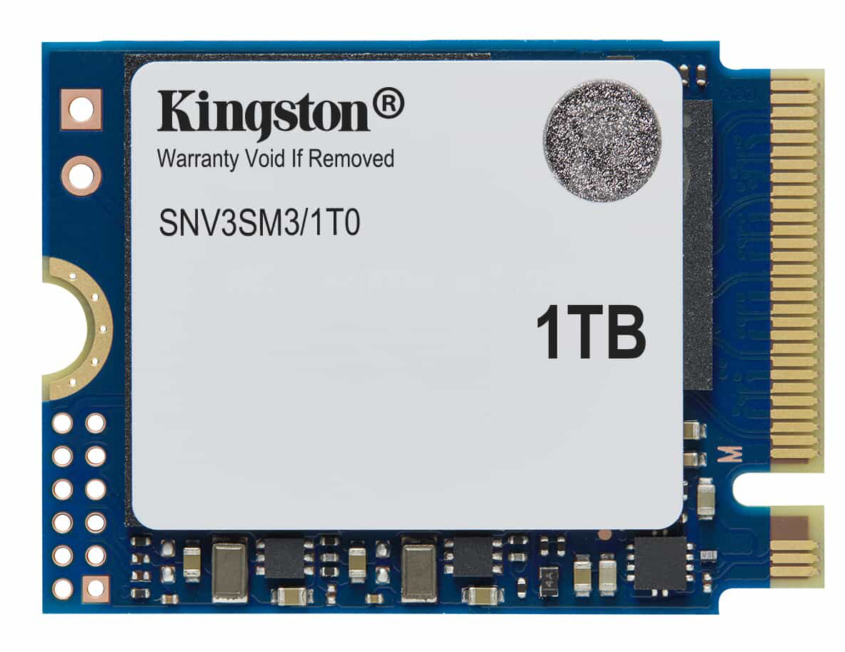 SSD-накопитель внутренний Kingston NV3 1000GB M.2 2230 PCIe 4.0 x4 NVMe (SNV3SM3/1T0) - Фото 1