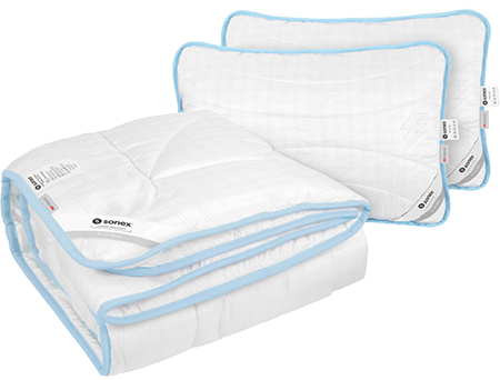 Набор одеяло евро + 2 подушки Sonex 200x220 тинсулейт Antistress 3М Thinsulate + 50х70 (SO102200) - Фото 1