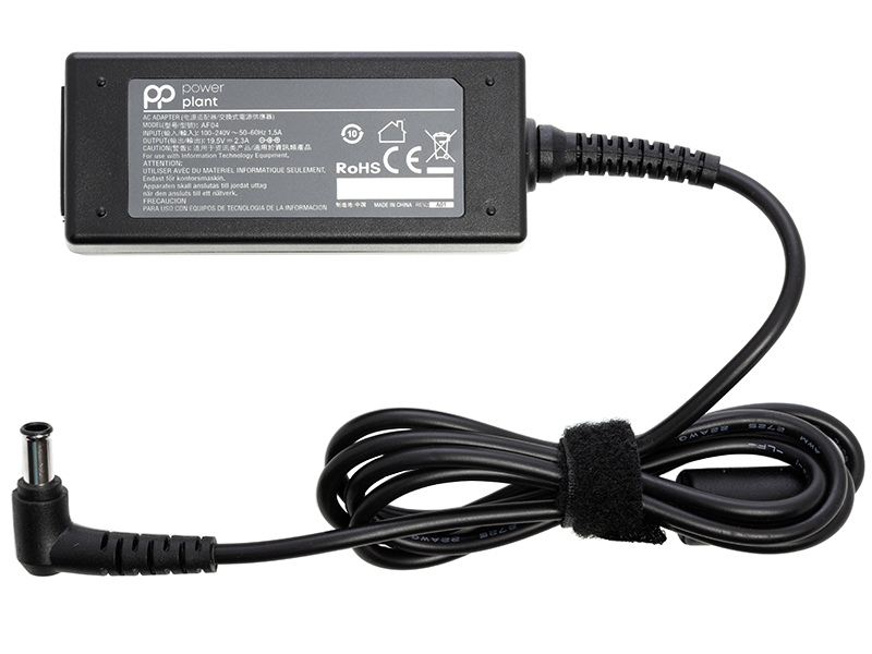 Зарядное устройство для ноутбука PowerPlant Sony 220V 19.5V 45W 2.3A (SO45G6544) - Фото 1