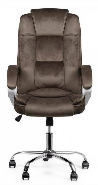 Кресло офисное Barsky Soft Microfiber Brown (Soft-02) - Фото 1