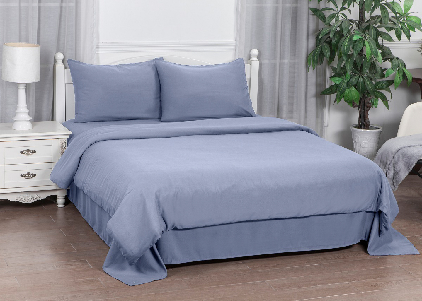 Комплект постільної білизни SOHO 180х220 см DK Grey (PATTERN 5-D) - Фото 1