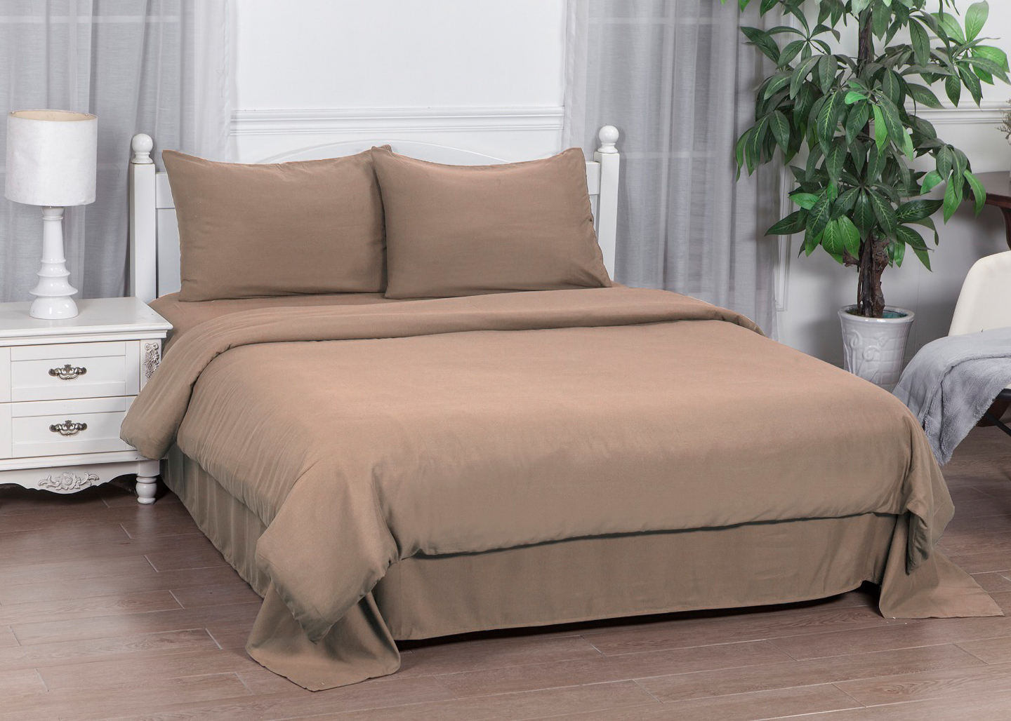 Комплект постільної білизни SOHO 180х220 см Mocha Mousse (PATTERN 14-D) - Фото 1
